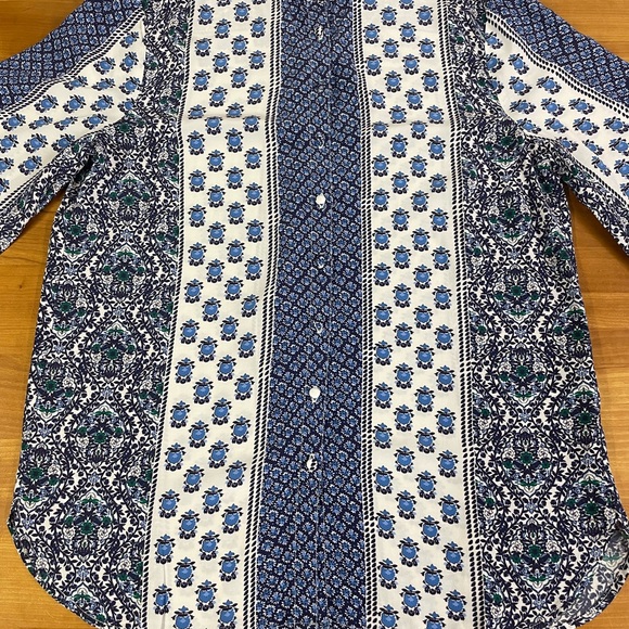 Boden wide sleeved relaxed Georgette blouse size 6 - Picture 5 of 11